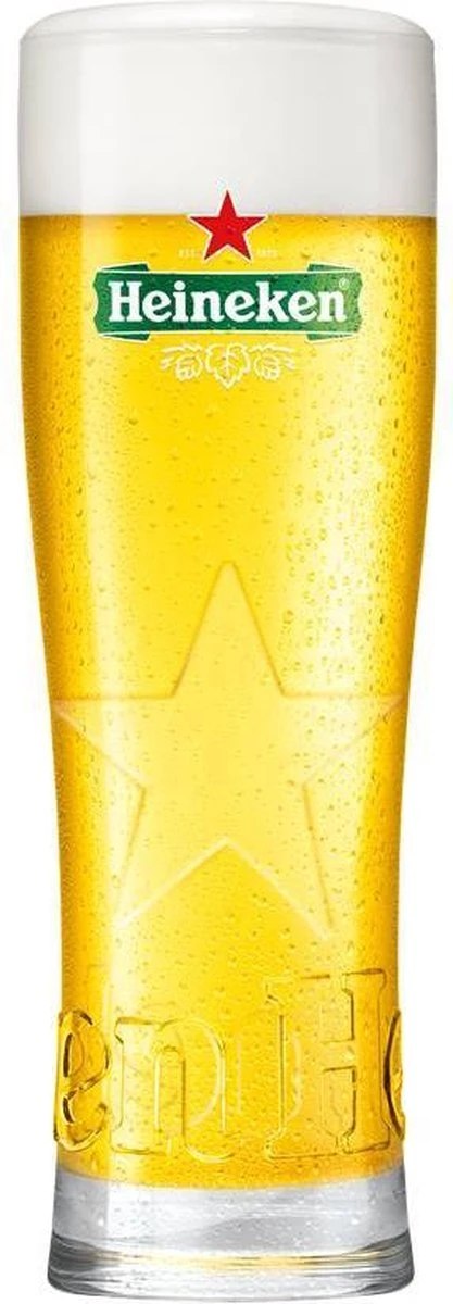 Heineken Star Bierglazen - 25cl - 6 Stuks 3 Heineken Star Bierglazen - 25cl - 6 Stuks