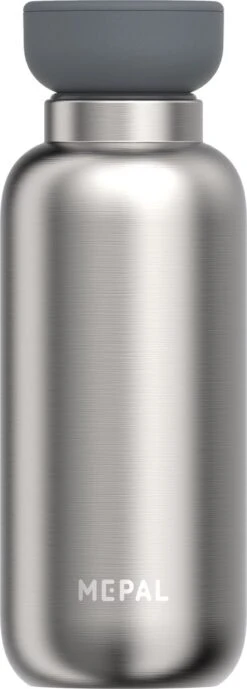 Mepal – Isoleerfles Ellipse 350 Ml – Houdt Je Drankje 9 Uur Warm En 12 Uur Koud – Natural Brushed – Geschikt Voor Bruiswater – Thermosfles – Lekdicht -Merkloos Winkel 430x1200 4