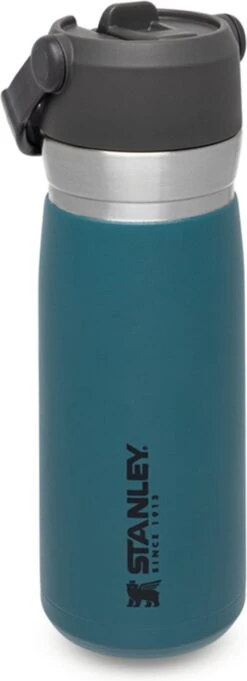 Stanley The IceFlow™ Flip Straw Water Bottle 0,65L - Thermosfles - Lagoon -Merkloos Winkel 435x1200