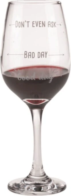 Out Of The Blue Grappig Wijnglas Met Tekst - Wijncadeau Voor Vrouwen - Cadeau Sinterklaas Kerst Verjaardag - Wijnglas Met Wijnhumor En Print: Good Day, Bad Day, Don’t Even Ask 12 Out Of The Blue Grappig Wijnglas Met Tekst - Wijncadeau Voor Vrouwen - Cadeau Sinterklaas Kerst Verjaardag - Wijnglas Met Wijnhumor En Print: Good Day, Bad Day, Don’t Even Ask -Merkloos Winkel 435x1200 4