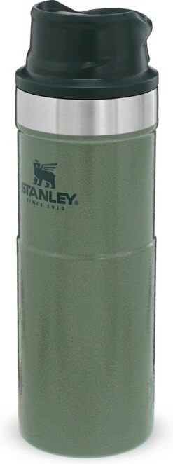 Stanley Trigger-Action Travel Mug 0.47L - Thermosfles - Hammertone Green -Merkloos Winkel 448x1200