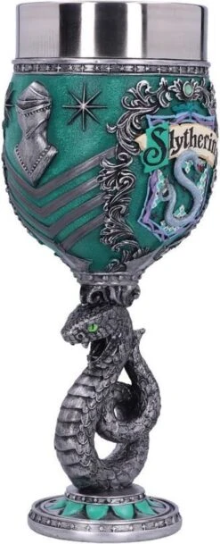 Nemesis Now - Harry Potter - Slytherin - Wijnkelk - Blauw - 19.5cm -Merkloos Winkel 487x1200 2