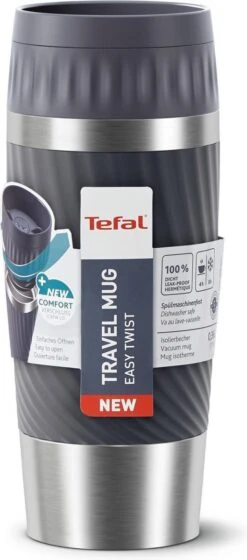 Tefal Travel Mug Easy Twist Thermobeker - Antraciet - 0,36 Liter -Merkloos Winkel 529x1200