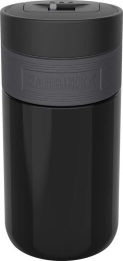 Kambukka Etna Thermosbeker 300 Ml - Makkelijk Reinigen - Lekvrije Koffiebeker - Pitch Black -Merkloos Winkel 565x1200