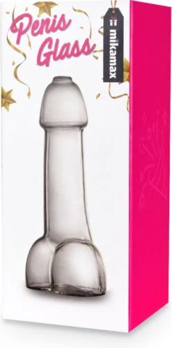 MikaMax Piemel Glas - Shotglas Penis - Cocktail Glas - Alcohol - Grappig Cadeau - Vrijgezellenfeest - Drankspel - 150 Ml - 5.5 X 5.5 X 15 Cm - Transparant - Glas -Merkloos Winkel 593x1200 1