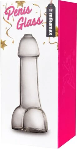 MikaMax Piemel Glas - Shotglas Penis - Cocktail Glas - Alcohol - Grappig Cadeau - Vrijgezellenfeest - Drankspel - 150 Ml - 5.5 X 5.5 X 15 Cm - Transparant - Glas -Merkloos Winkel 618x1200
