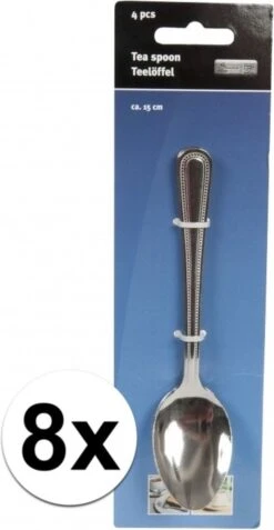 Merkloos 8x Stuks Sierlijke Grote Thee/dessertlepeltjes - Bestek - 15 Cm Van RVS 7 Merkloos 8x Stuks Sierlijke Grote Thee/dessertlepeltjes - Bestek - 15 Cm Van RVS -Merkloos Winkel 622x1200 1