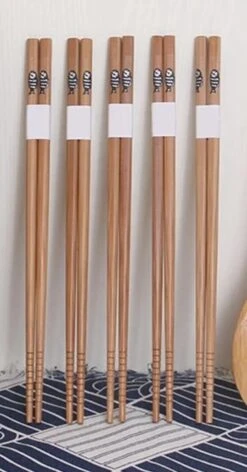 Chopsticks - Bamboe - 5 Paar - Sushi - Giftset -Merkloos Winkel 628x1200 1