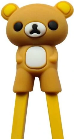 DongDong - Eetstokjes Voor Kinderen - Beer Motief - 22.5 Cm - Bruin -Merkloos Winkel 640x1200 2