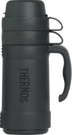Merkloos Winkel 20 Thermos Eclipse Isoleerfles - 1L - Donkergrijs