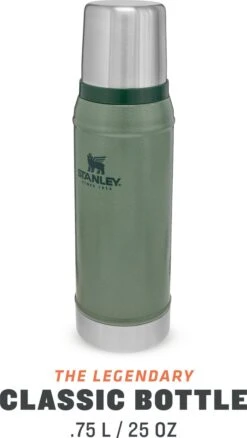 Stanley The Legendary Classic Bottle 0,75L - Thermosfles - Hammertone Green -Merkloos Winkel 677x1200