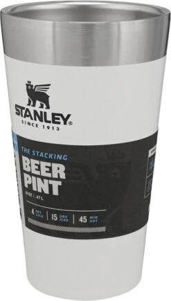 Stanley The Stacking Beer Pint 0,47l - Beker - Hammertone Green -Merkloos Winkel 682x1200