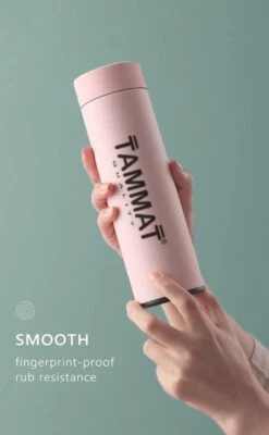 Slimme Thermosfles Met LCD Temperatuur Display - Curver Isolatiefles 500 ML - Rubber Coating - Dubbelwandige Thermosfles - Thermosbeker - Isoleerfles - Thermoskan - Travel Mug - Bidon Drinkfles - Koffiebeker - Drinkflessen - RVS - Smart Thermos -Merkloos Winkel 741x1200