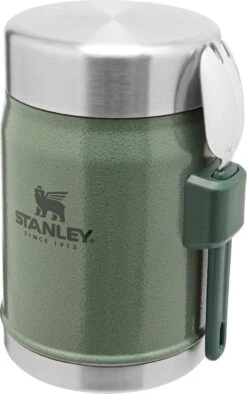 Stanley The Legendary Food Jar + Spork 0,4L - Thermosfles - Hammertone Green -Merkloos Winkel 752x1200