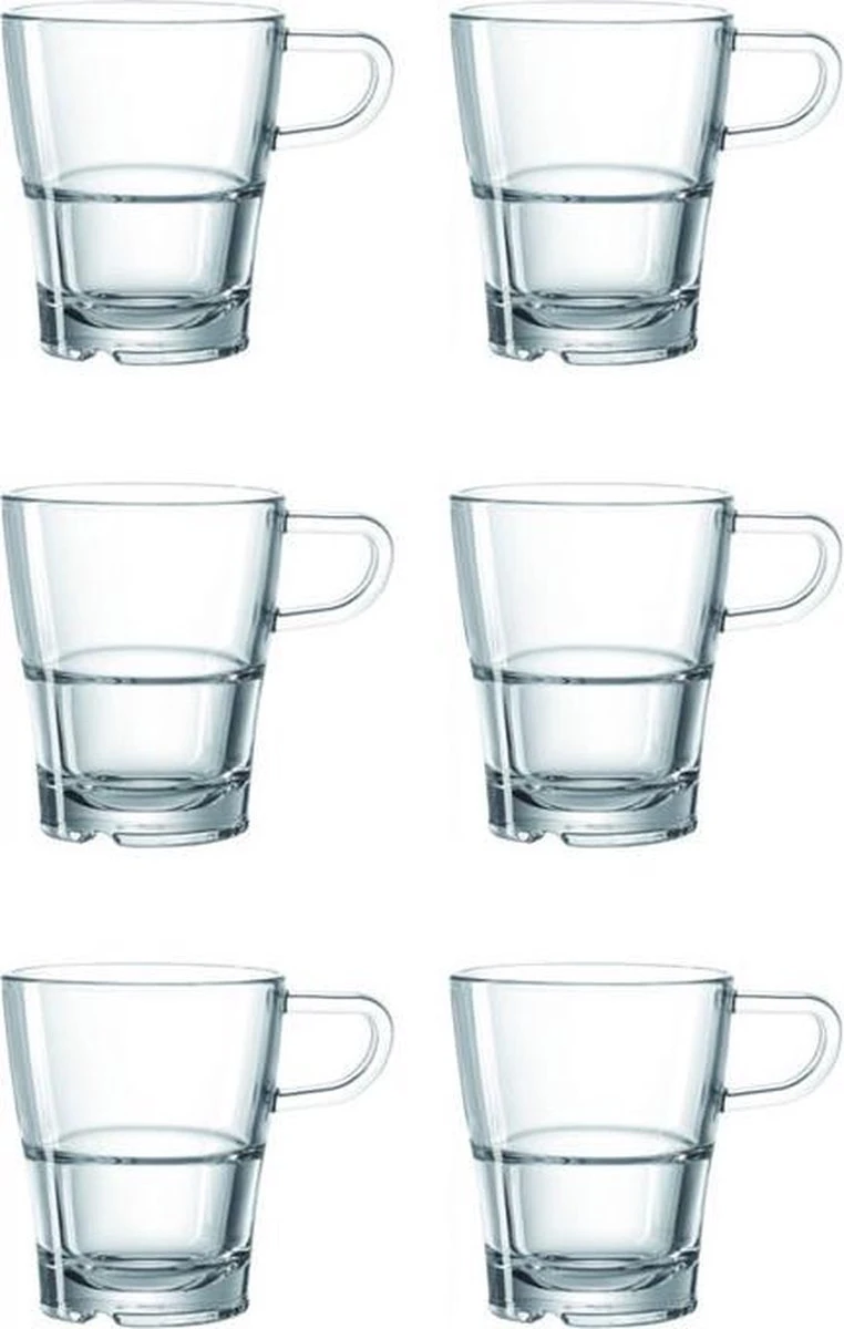 Leonardo Senso Koffieglas - 6 Stuks 3 Leonardo Senso Koffieglas - 6 Stuks
