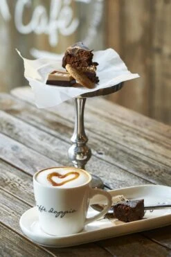 Riviera Maison Kop En Schotel Set, KoffieKop Met Tekst, Koffiemok - Caffè Solo - Wit - 195 Ml -Merkloos Winkel 799x1200 22