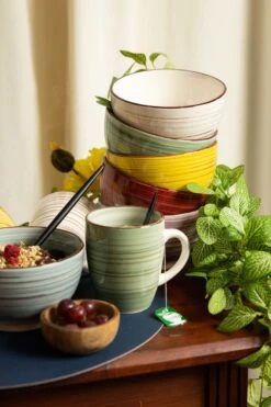 Merkloos Koffiemokken (6 Stuks) - Kleurrijk - Koffiekopjes -Merkloos Winkel 799x1200 23