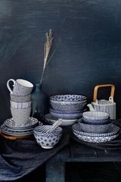 Tokyo Design Studio Nippon Blue Sushiserviesset - Porselein - 6 Delig - 2 Persoons -Merkloos Winkel 799x1200 28