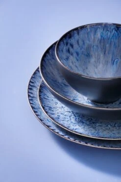 Palmer Serviesset Lester Stoneware 6-persoons 24-delig Zwart Blauw -Merkloos Winkel 800x1200 82