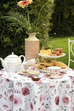 Clayre & Eef Kop En Schotel 200 Ml Roze Wit Porselein Rond Bloemen Servies Cadeau Voor Haar Cappuccino -Merkloos Winkel 801x1200 18