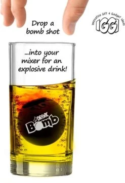 CKB LTD - Bomb Shots - Drank - Jagermeister Shotglaasjes Giftpack - Borrelglaasjes - Kunststof - Shotglazen - Zwart - 4 Stuks - Glazen Shotglas Likeur Drank Jagerbomb -Merkloos Winkel 819x1200 2