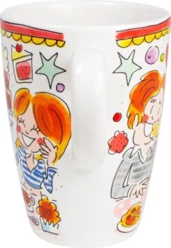 Blond Amsterdam Even Bijkletsen Beker XL 500 Ml - Rode Rand -Merkloos Winkel 827x1200 7