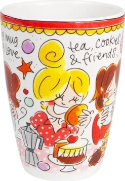 Blond Amsterdam Even Bijkletsen Beker XL 500 Ml - Rode Rand -Merkloos Winkel 831x1200 3