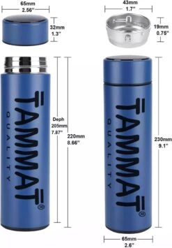Slimme Thermosfles Met LCD Temperatuur Display - Curver Isolatiefles 0,5 Liter - Dubbelwandige Thermosfles - Thermosbeker - Isoleerfles - Thermoskan - Travel Mug - Bidon Drinkfles - Koffiebeker - Drinkflessen - RVS - Smart Thermos - Bidon - Metaal -Merkloos Winkel 836x1200