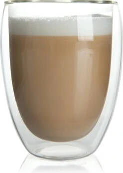 Latte Macchiato Glazen - Dubbelwandige Koffieglazen - Theeglazen - Cappuccino Glazen- 2 Stuks - 300ML -Merkloos Winkel 853x1200 6
