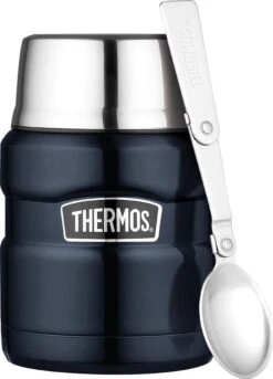 Merkloos Winkel 26 Thermos King Voedseldrager - 450 Ml - Blauw