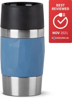 Tefal Compact Travel Mug Compact Thermosfles - 0,3 L - Blauw 13 Tefal Compact Travel Mug Compact Thermosfles - 0,3 L - Blauw -Merkloos Winkel 874x1200
