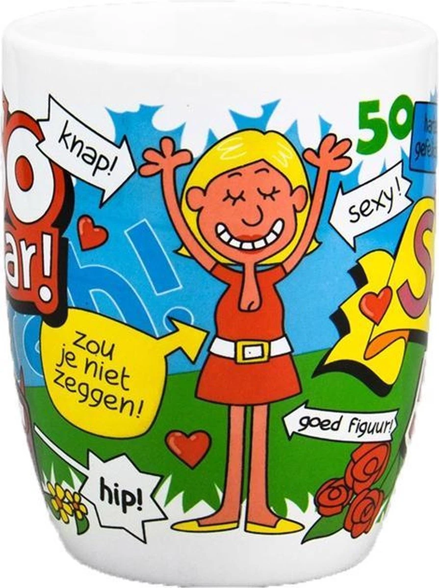 Cartoonmok Sarah - 50 Jaar 11 Cartoonmok Sarah - 50 Jaar - Afbeelding 9