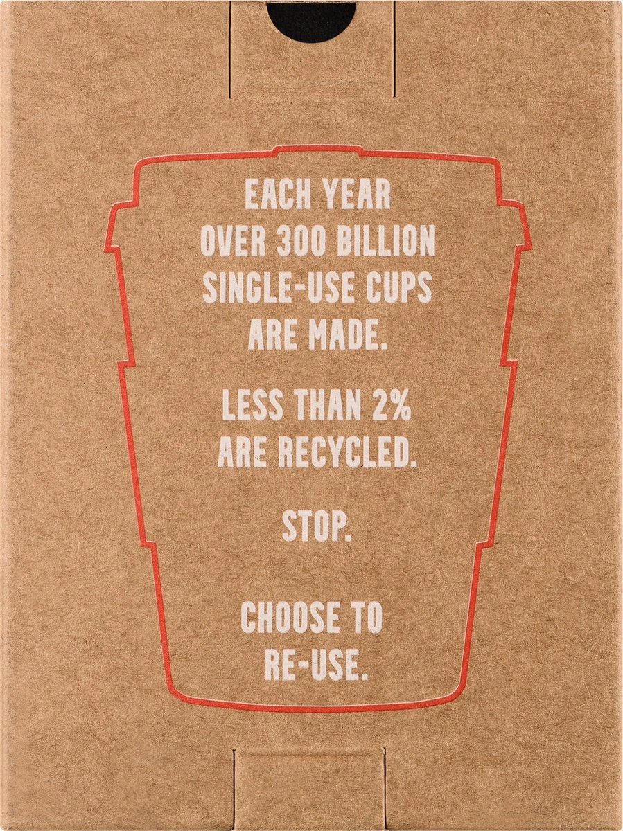 Ecoffee Cup Creasy Lu PLA - Koffiebeker To Go 240 Ml - Groenblauw Siliconen 4 Ecoffee Cup Creasy Lu PLA - Koffiebeker To Go 240 Ml - Groenblauw Siliconen - Afbeelding 2