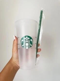 Starbucks Beker - Drinkbeker - Met Rietje En Deksel - Herbruikbaar- Ijskoffie Beker- Milkshake Beker -Merkloos Winkel 900x1200 37