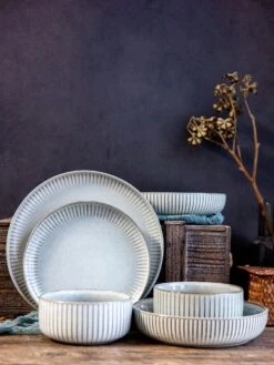 Selinex Stoneware - Serviesset - Grijs - 16 Delig 4 Persoons - CADEAUTIP - CADEAU -Merkloos Winkel 900x1200 46