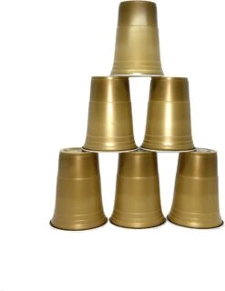 Merkloos Gold Cups - 50stuk(s) - 475ml - Party Cups - Drankspel - Beerpong Bekers - Beerpong - Plastic Bekers -Merkloos Winkel 926x1200 1