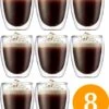 Set Van 8 Dubbelwandige/thermische Koffietassen/thee/glas 250ml -Merkloos Winkel 930x1200 1