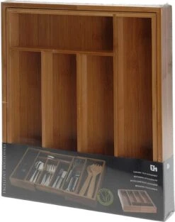 Excellent Houseware Bestekbak Hout Uitschuifbaar -Merkloos Winkel 947x1200