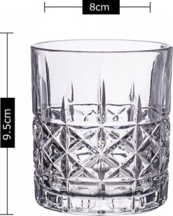 Luxe Drinkglazen - Whiskey Glazen - Cocktail Glazen - Cocktailglazen - Waterglazen - 330ML - 6 Stuks -Merkloos Winkel 964x1200 3