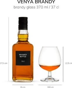 Libbey Borrelglas Venya Brandy - 370 Ml / 37 Cl - 6 Stuks - Cognacglas - Vaatwasserbestendig - Hoge Kwaliteit -Merkloos Winkel 971x1200 3