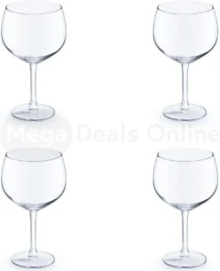 Merkloos 4x PREMIUM Gin & Tonic Glazen - Gin Tonic Glazenset - Cocktailglas - Gin Tonic Cocktailglazen - Cocktailset -Merkloos Winkel 972x1200 1